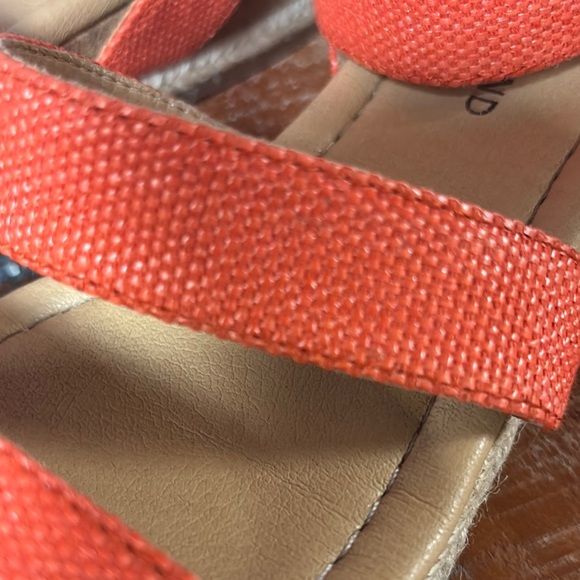 Lucky Brand Orange Sandals with Ankle Strap - Picture 11 of 11